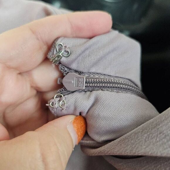 Adrianna Papell Lilac Layered Dress - Picture 6 of 8